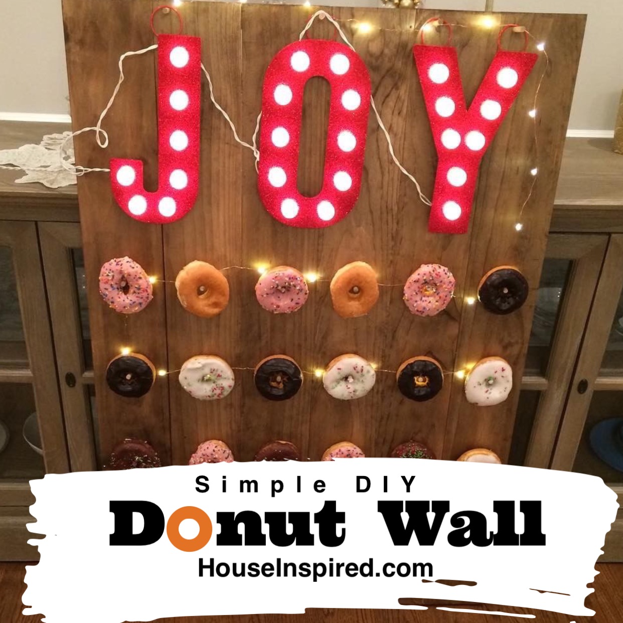 Easy DIY Donut Wall