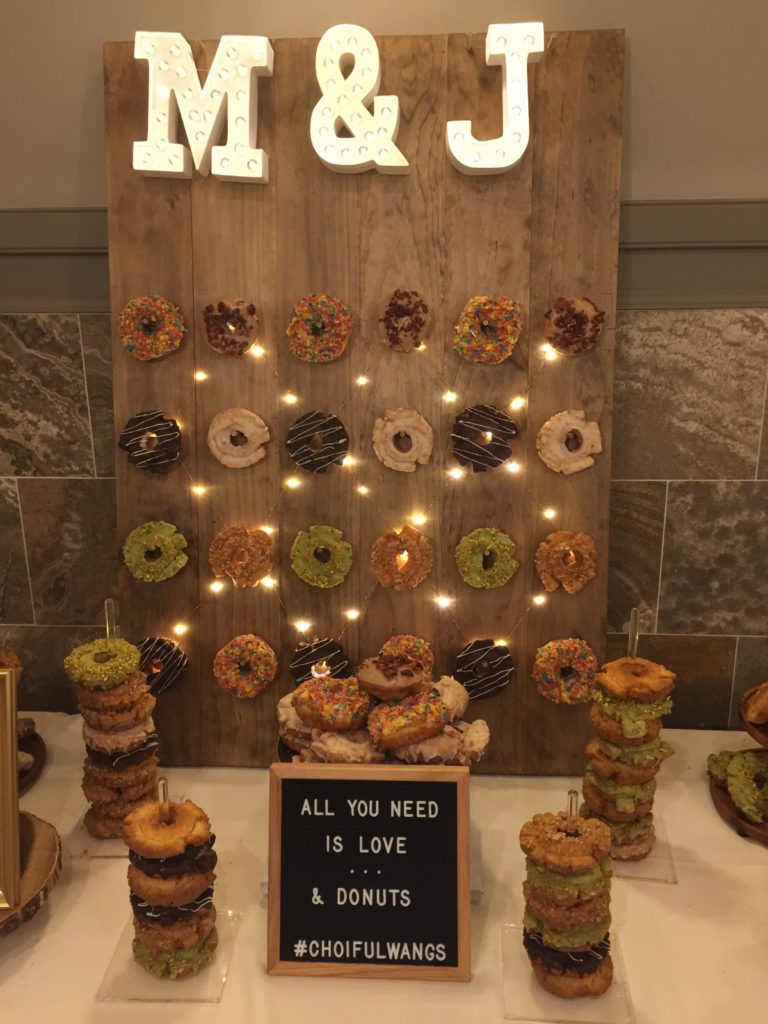 Wedding Easy DIY Donut Wall