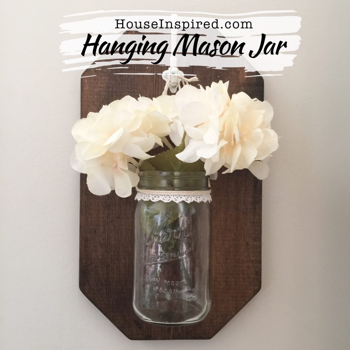 DIY Hanging Mason Jars